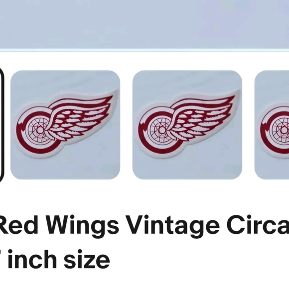 Vintage 1960's Detroit Red Wings patch - Picture 2 of 9